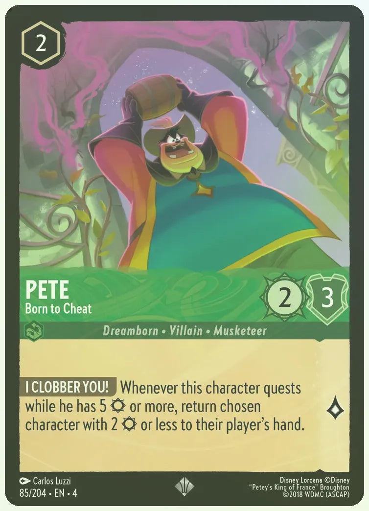 Pete - Born to Cheat Foil