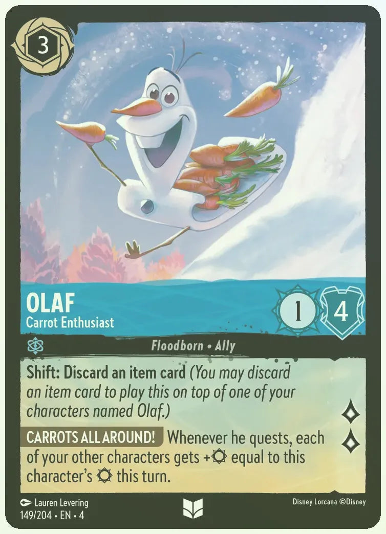 Olaf - Carrot Enthusiast Foil