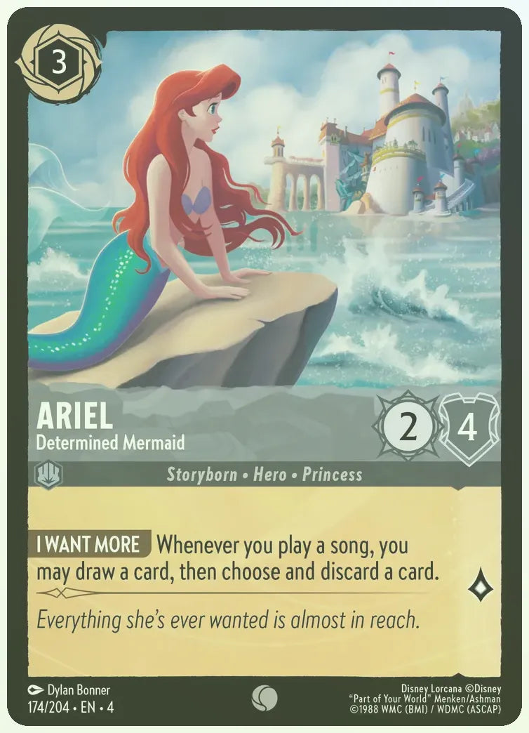 Ariel - Determined Mermaid Foil
