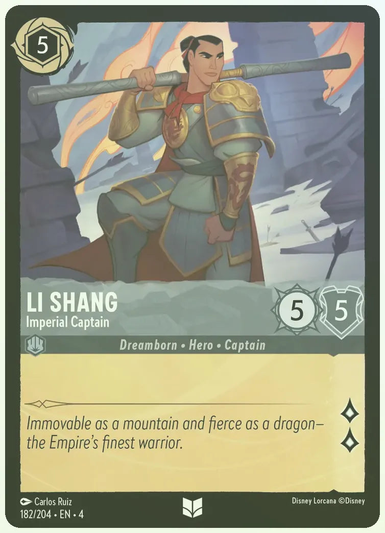 Li Shang - Imperial Captain Foil