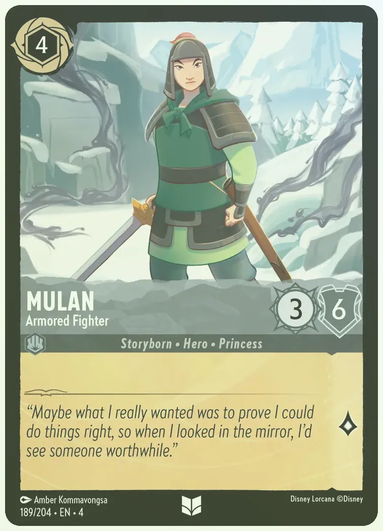 Mulan - Armored Fighter Foil