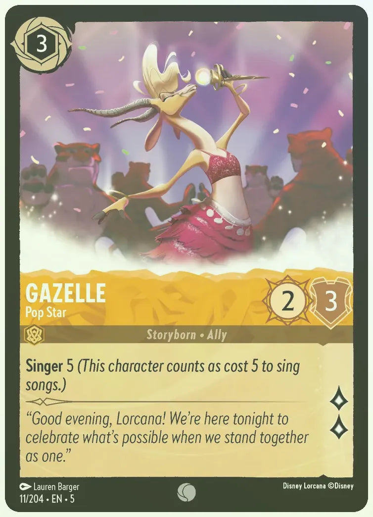 Gazelle - Pop Star Foil