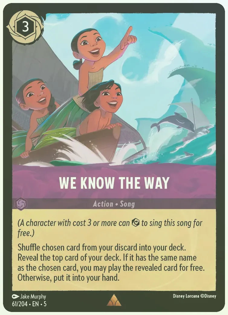 We Know The Way Foil
