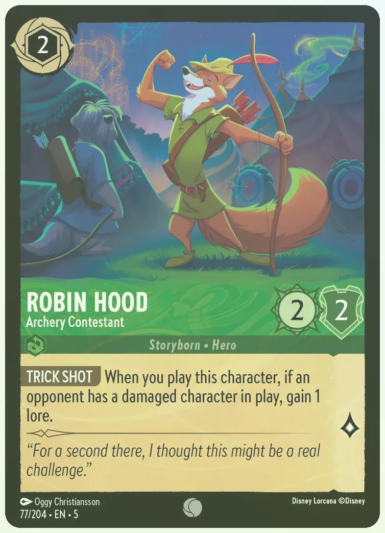 Robin Hood - Archery Contestant Foil
