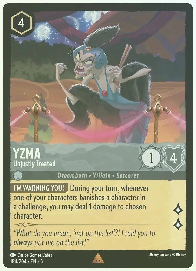 Yzma - Unjustly Treated Foil