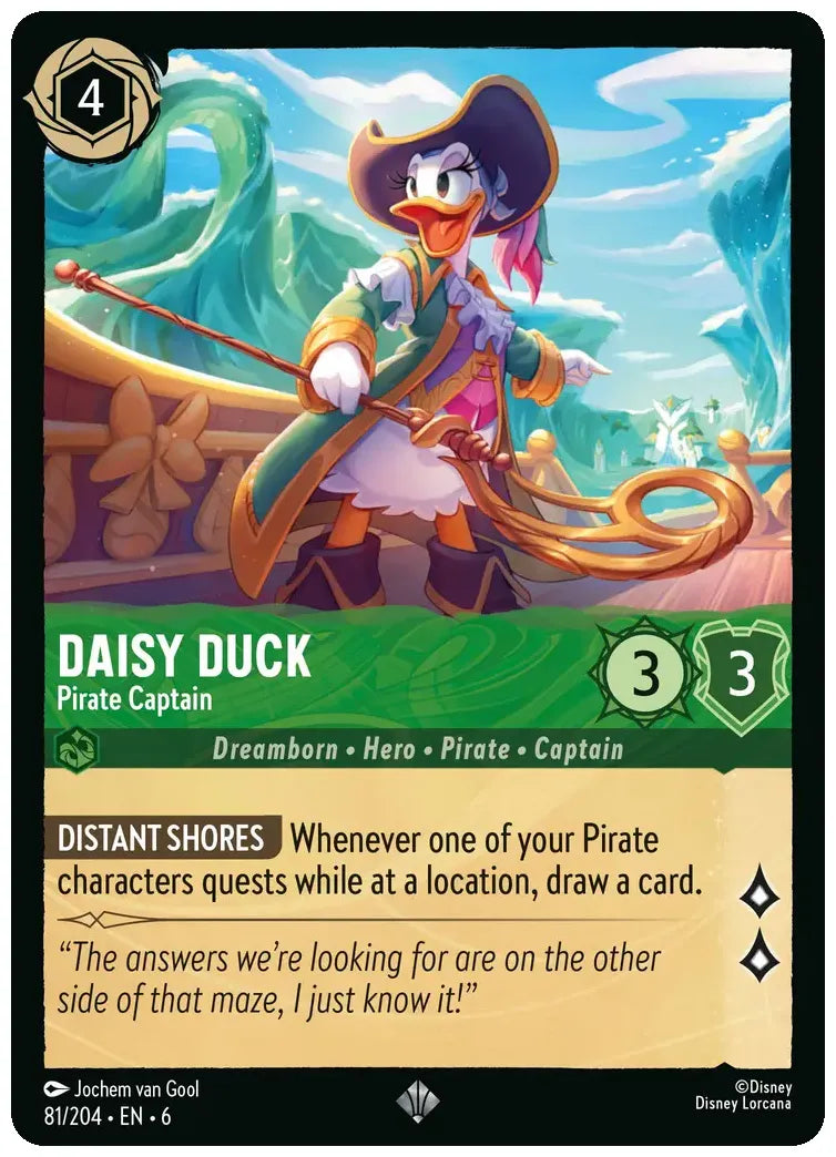 Daisy Duck - Pirate Captain