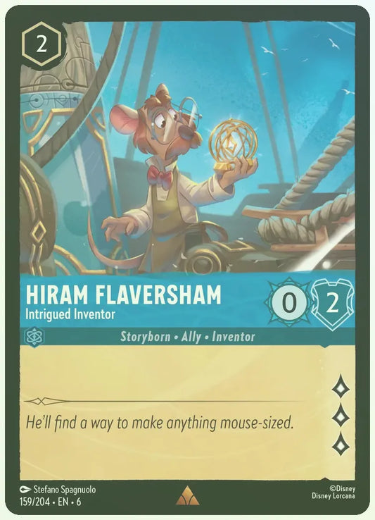 Hiram Flaversham - Intrigued Inventor Foil