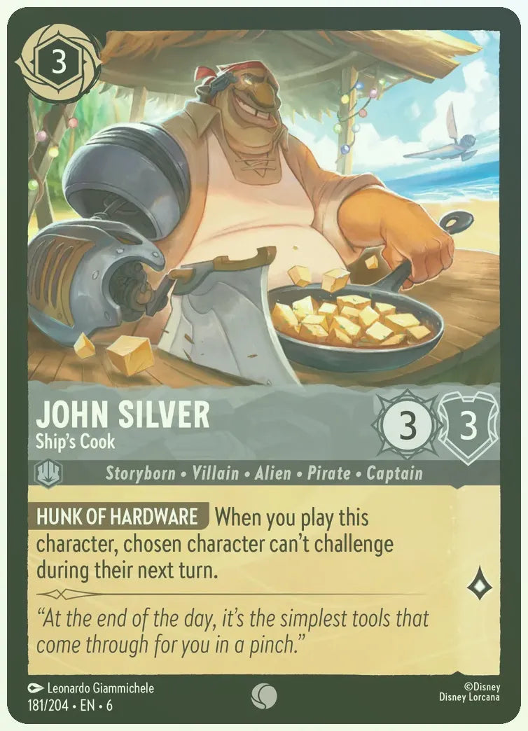 John Silver - Ship's Cook Foil
