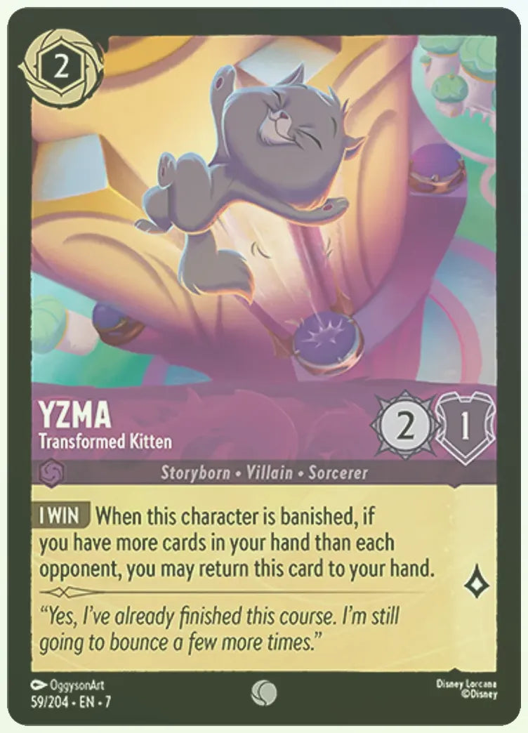 Yzma - Transformed Kitten Foil