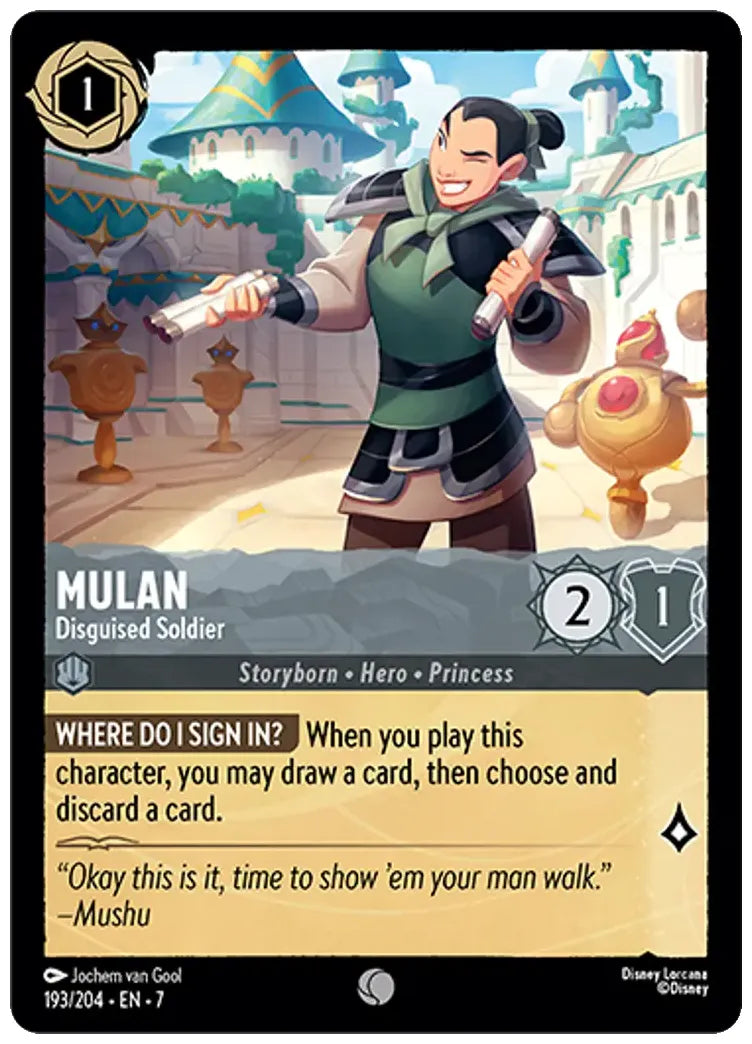 Mulan - Disguised Soldier