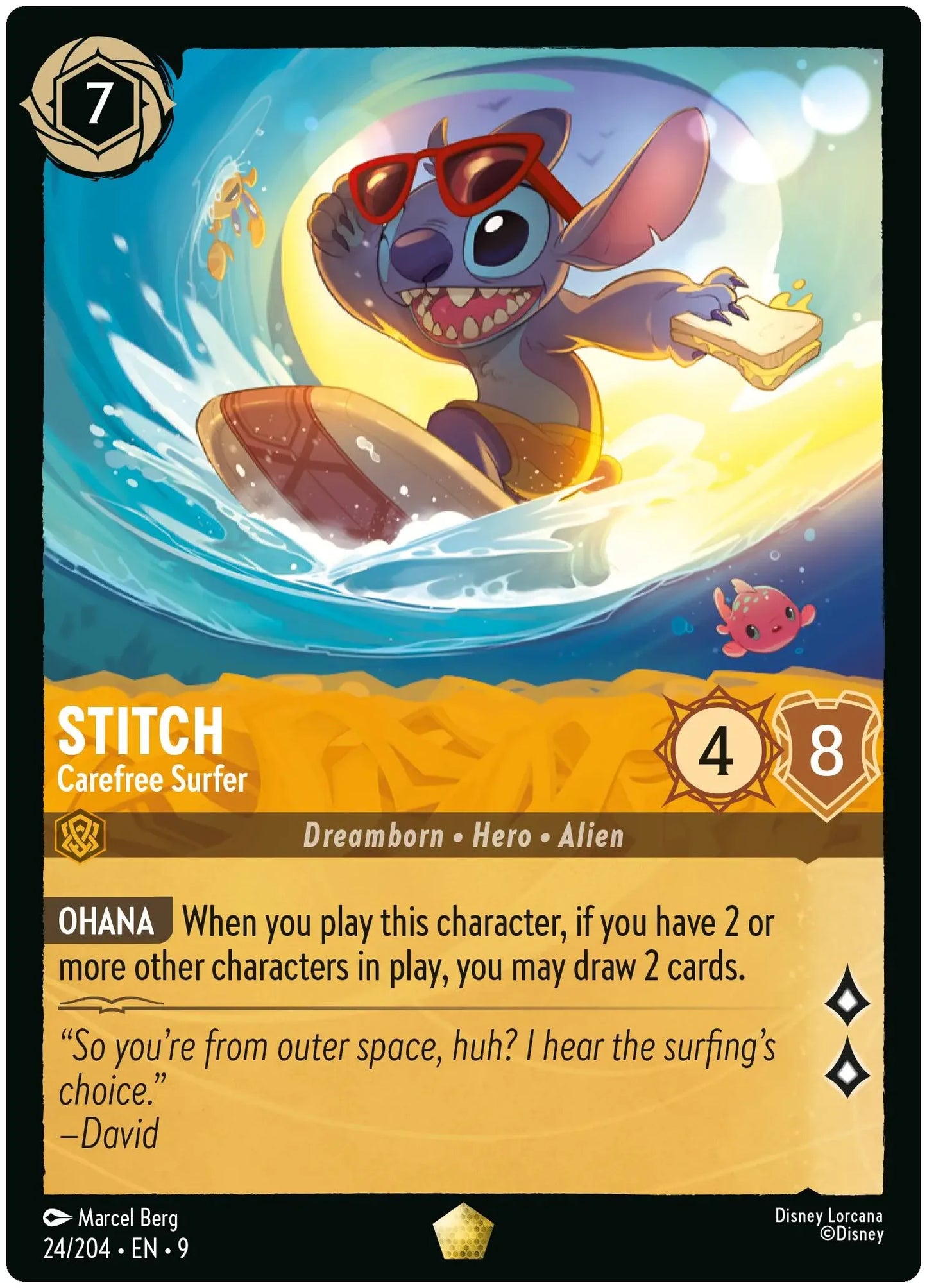 Stitch - Carefree Surfer