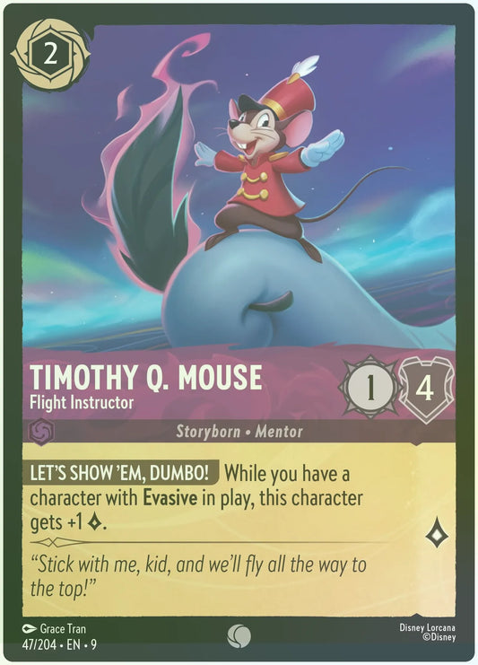 Timothy Q. Mouse - Flight Instructor Foil