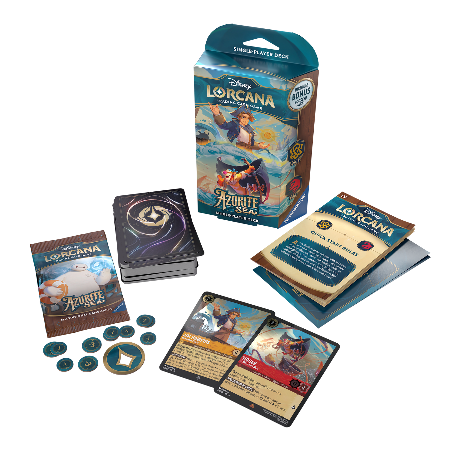 Lorcana: Azurite Sea: Amber & Ruby Starter Deck