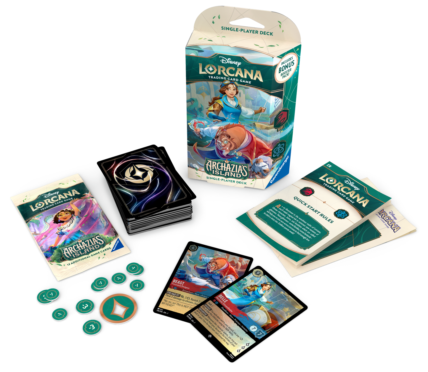 Lorcana: Archazia's Island: Ruby & Sapphire Starter Deck