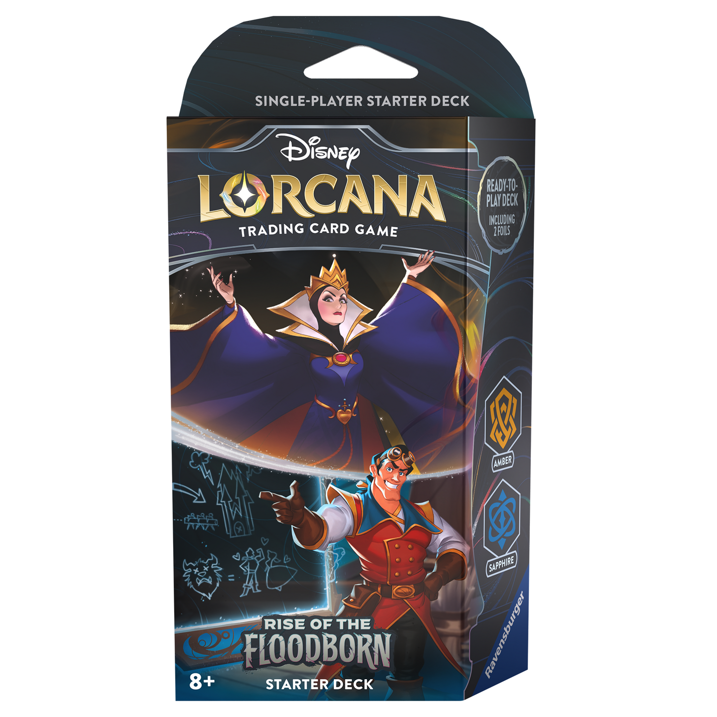 Lorcana: Rise of the Floodborn Amber & Sapphire Starter Deck