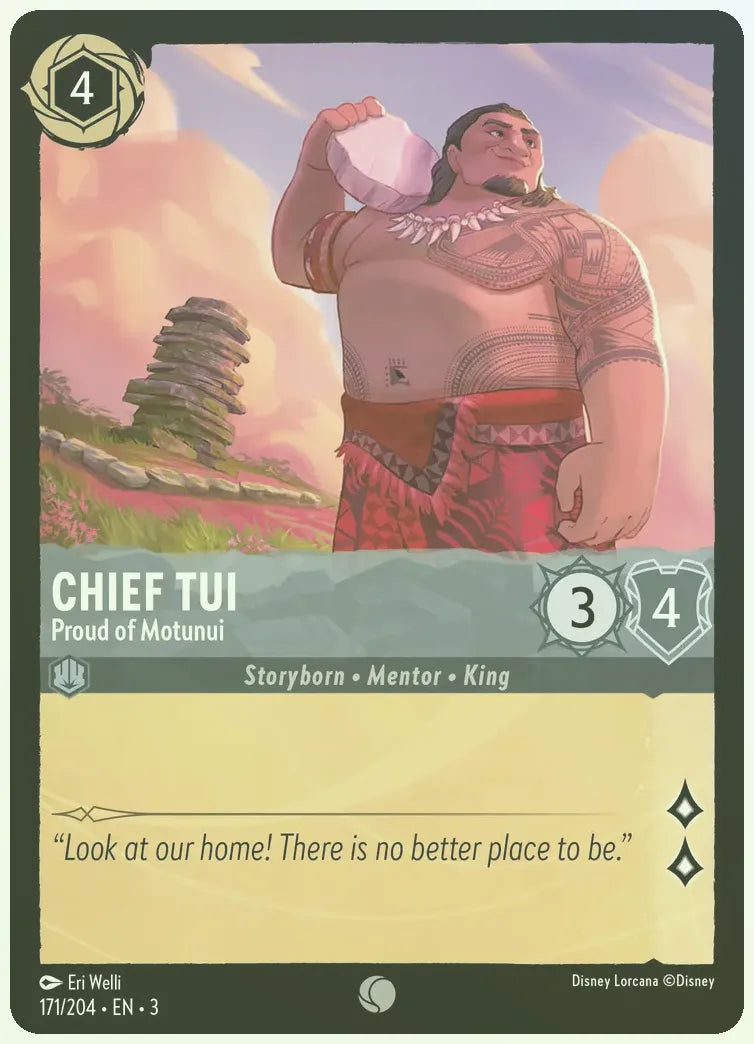 Chief Tui - Proud of Motunui Foil