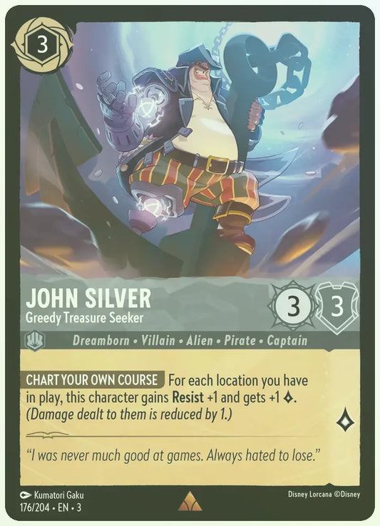 John Silver - Greedy Treasure Seeker Foil