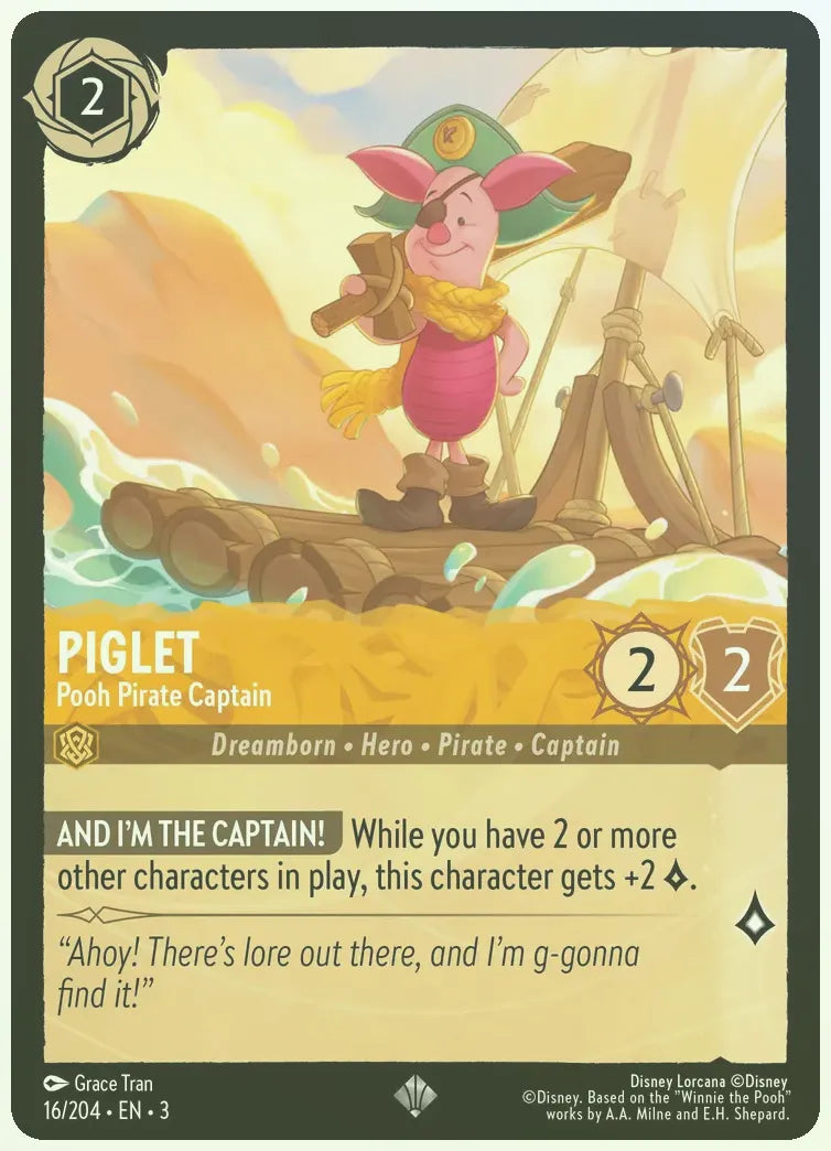 Piglet - Pooh Pirate Captain Foil