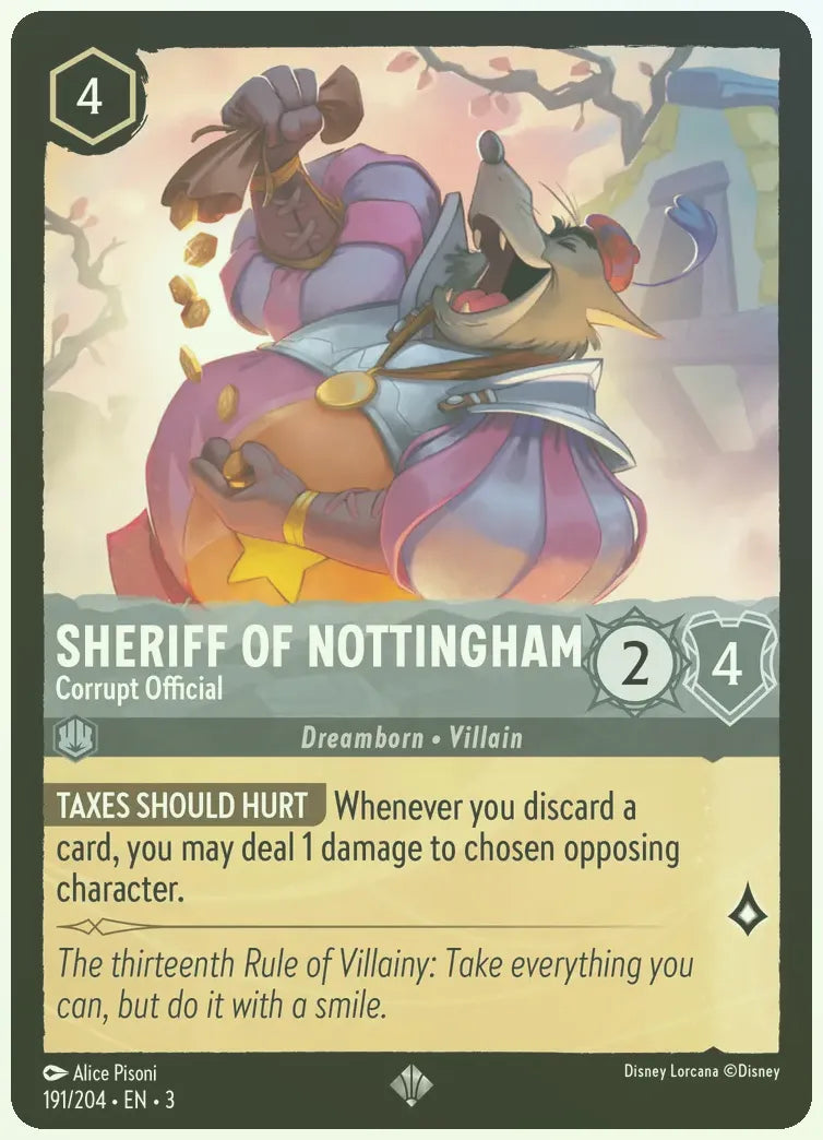 Sheriff of Nottingham - Corrupt Official Foil