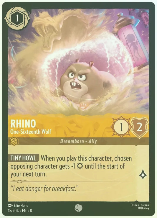 Rhino - One-Sixteenth Wolf Foil
