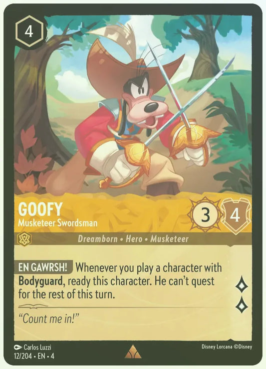 Goofy - Musketeer Swordsman Foil