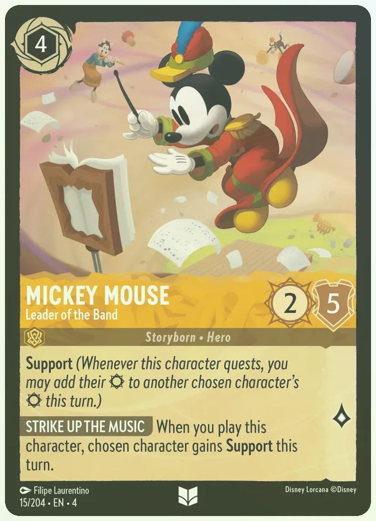 Mickey Mouse - Leader of the Band Foil