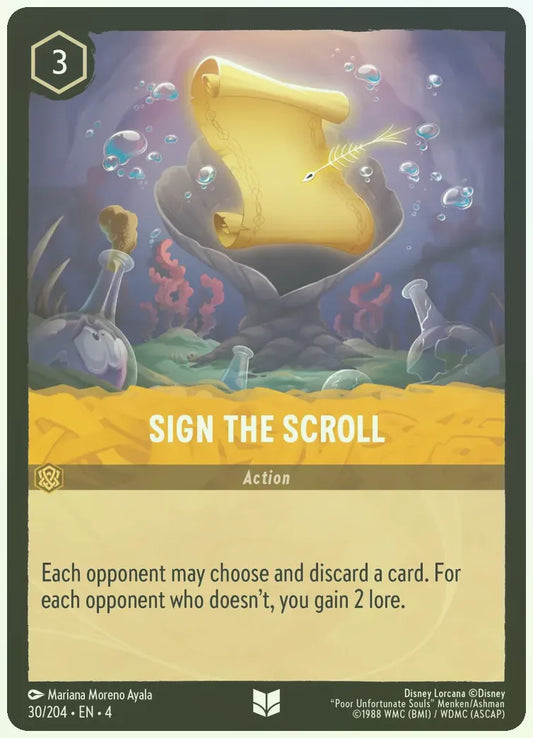 Sign The Scroll Foil