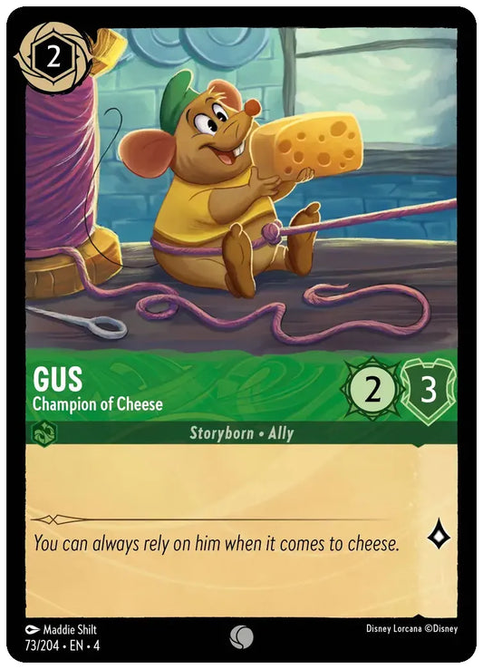 Gus - Champion of Cheese