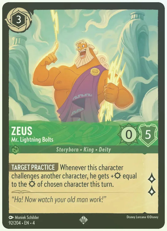 Zeus - Mr. Lightning Bolts Foil
