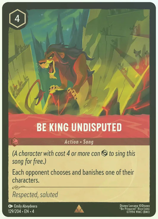 Be King Undisputed Foil