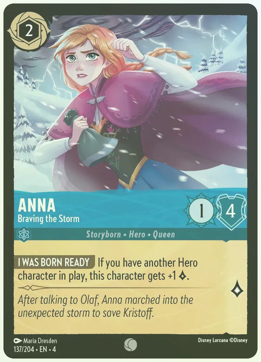 Anna - Braving the Storm Foil