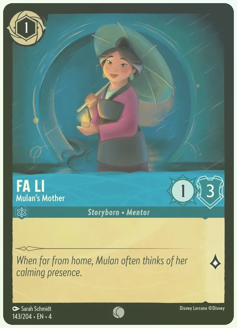 Fa Li - Mulan's Mother Foil