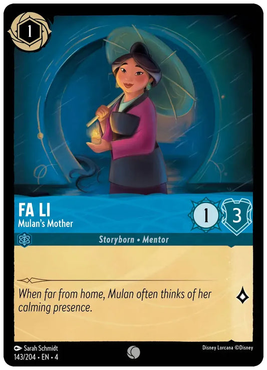Fa Li - Mulan's Mother