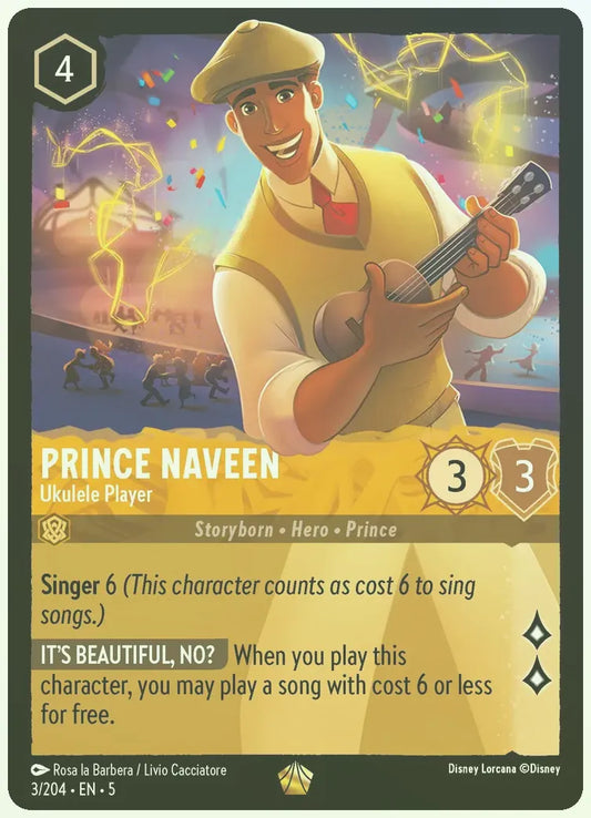 Prince Naveen - Ukulele Player Foil