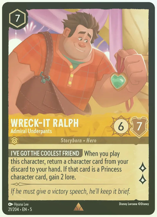 Wreck-It Ralph - Admiral Underpants Foil