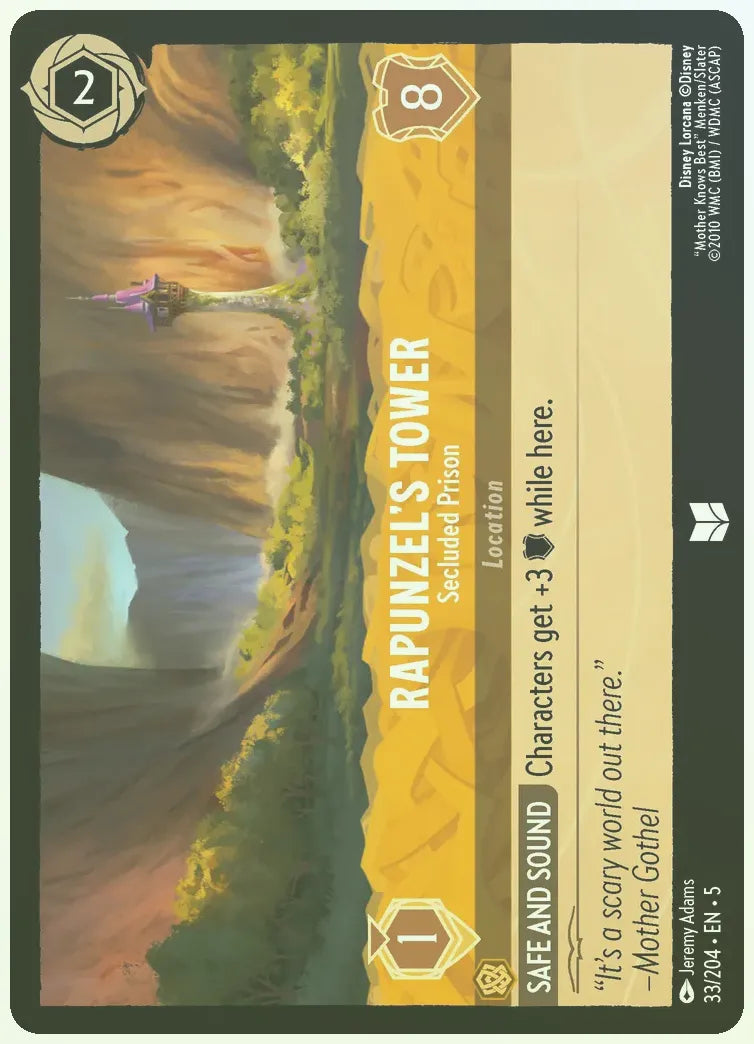 Rapunzels Tower - Secluded Prison Foil