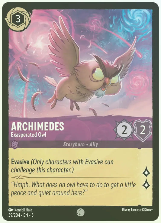 Archimedes - Exasperated Owl Foil