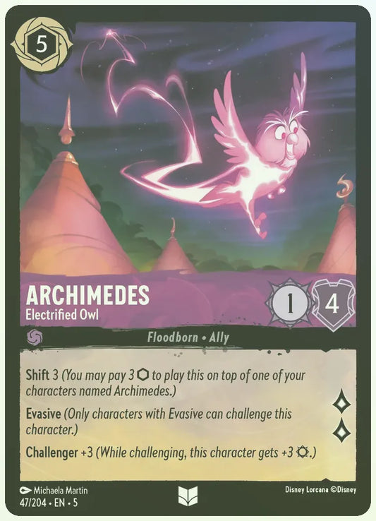 Archimedes - Electrified Owl Foil