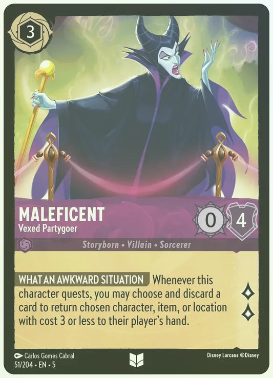 Maleficent - Vexed Partygoer Foil