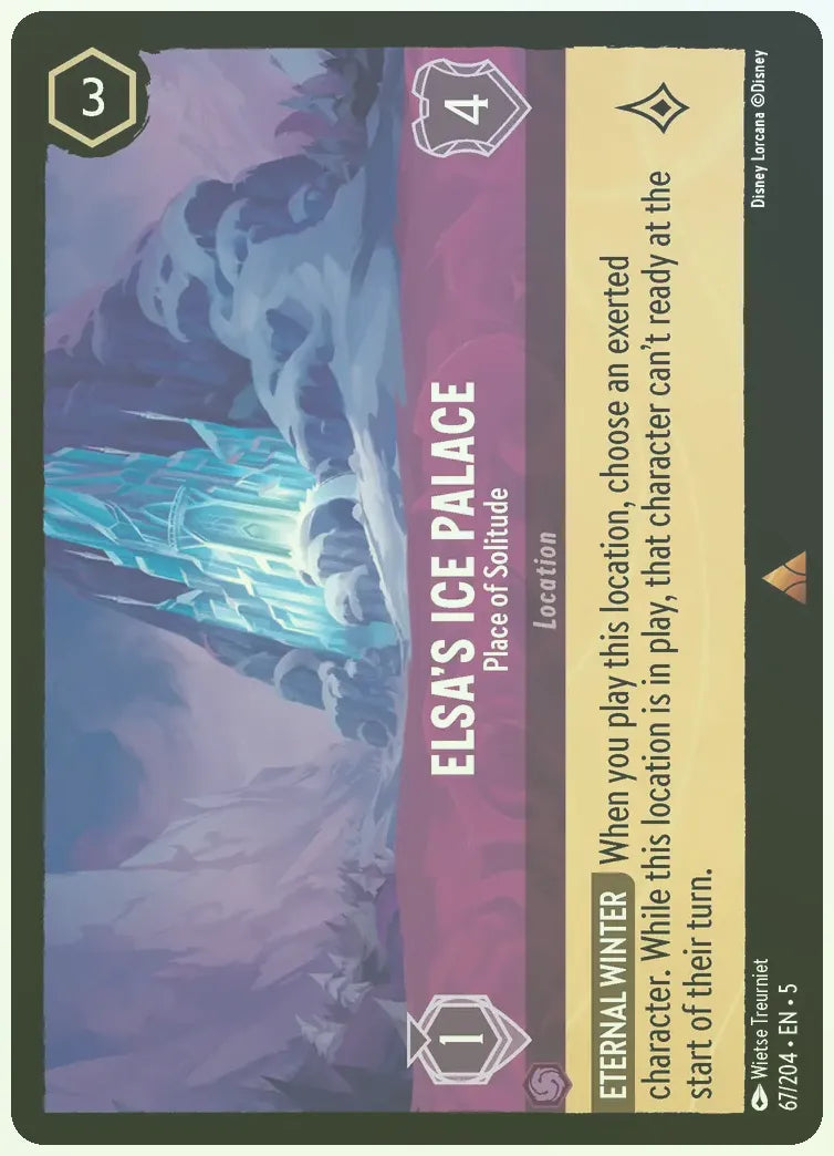 Elsa's Ice Palace - Place of Solitude Foil