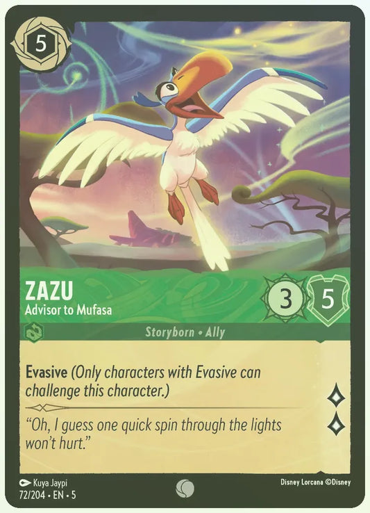 Zazu - Advisor to Mufasa Foil
