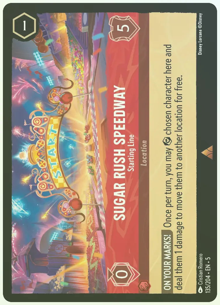 Sugar Rush Speedway - Starting Line Foil