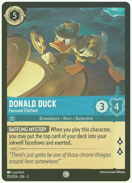 Donald Duck - Focused Flatfoot Foil