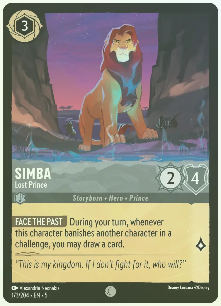 Simba - Lost Prince Foil
