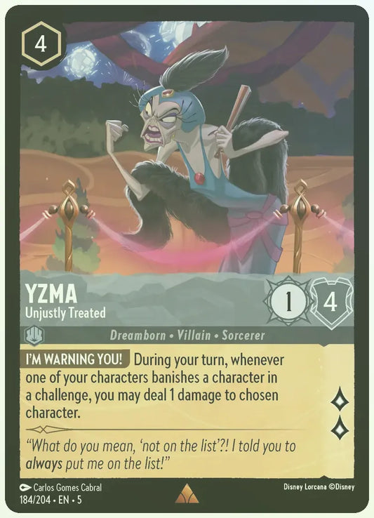 Yzma - Unjustly Treated Foil