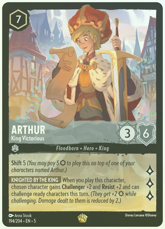 Arthur - King Victorious Foil