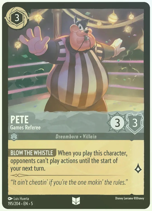 Pete - Games Referee Foil
