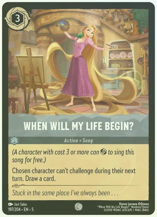 When Will My Life Begin? Foil
