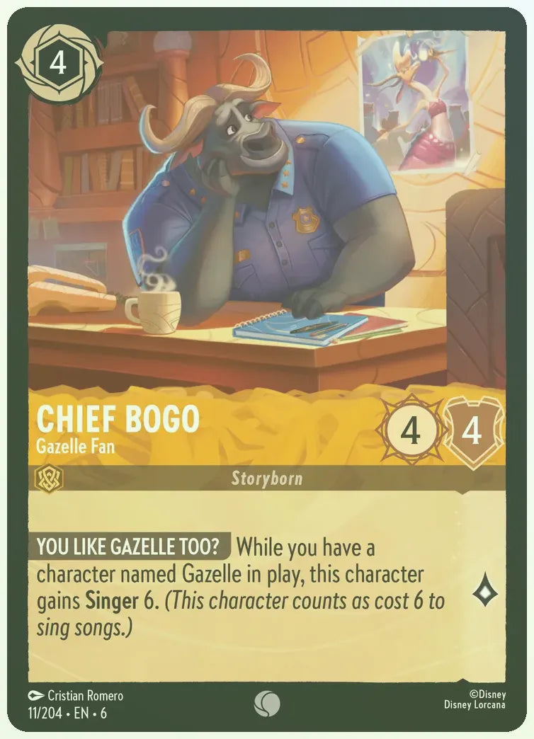 Chief Bogo - Gazelle Fan Foil