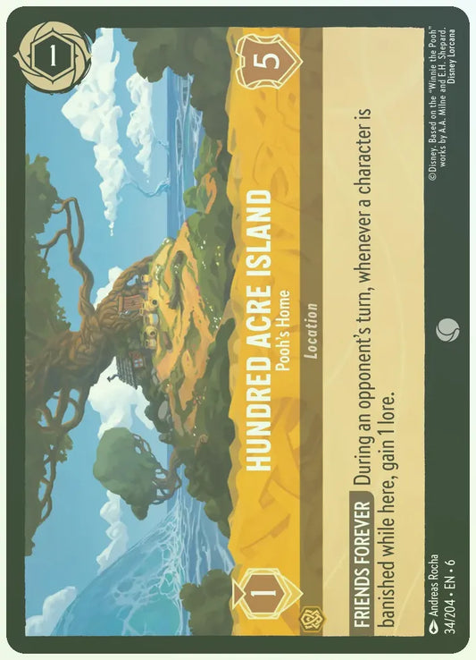 Hundred Acre Island - Pooh's Home Foil